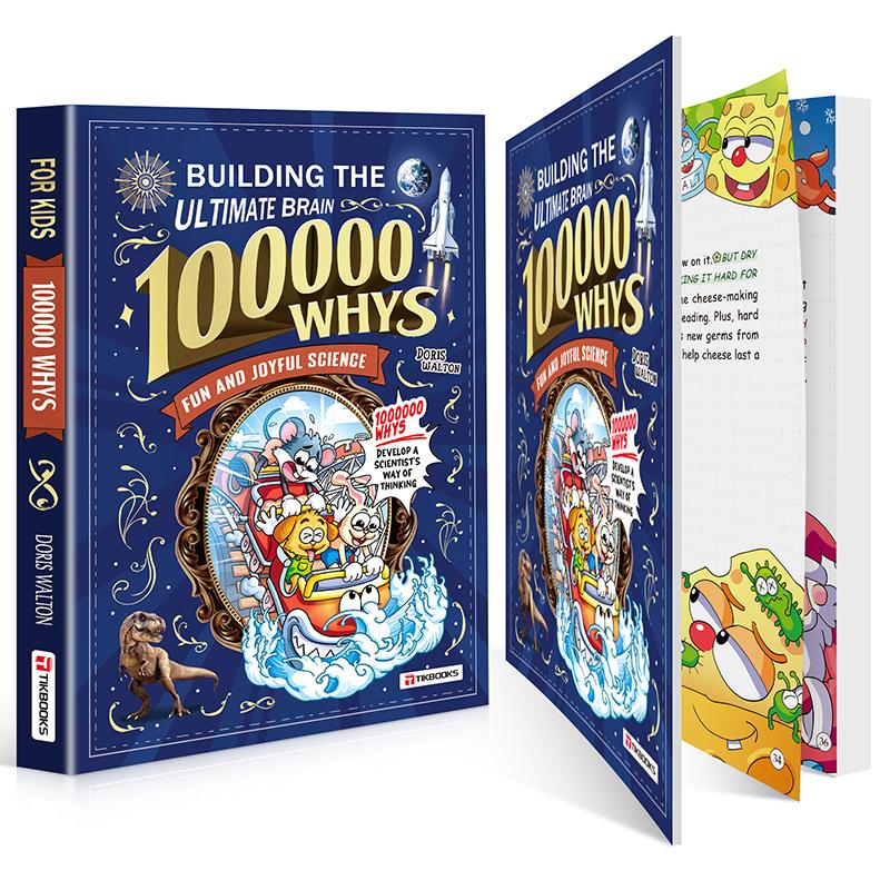 Child reading the 100,000 Whys encyclopedia