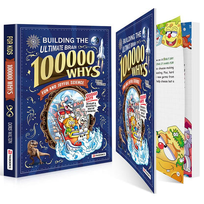 Child reading the 100,000 Whys encyclopedia